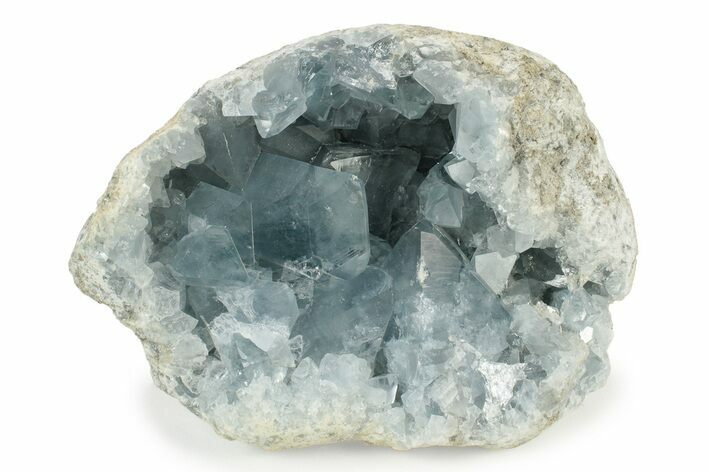 Sparkly Celestine (Celestite) Geode - Madagascar #242318